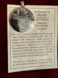 Pentacles of Solomon Pendant - From the Grimoire Key of Solomon - Talisman