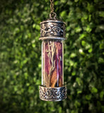 Poison Garden Reliquery Locket - Foxglove and Wormwood Inside Glass