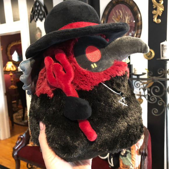 Demon Plague Doctor Stuffie - Plush Toy - Mini Squishable - Soft
