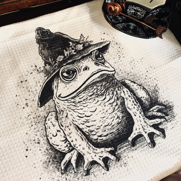 Froggy Familiar Tea Towel