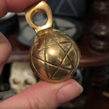 Pentacle Pentagram Bell - Brass - Jingle Bell