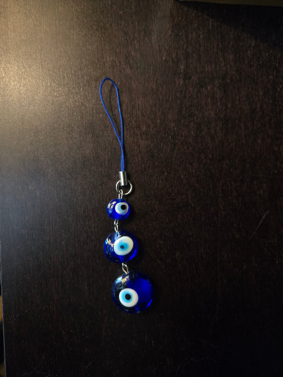 Triple Evil Eye Charm