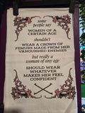 Assorted Dark Humor Tea Towels