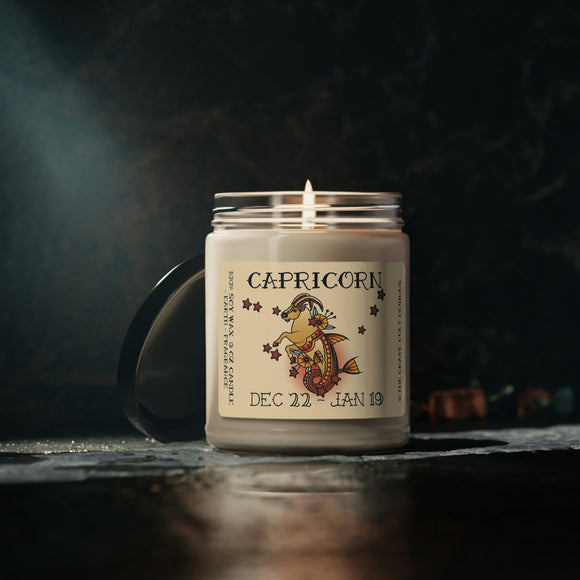 CAPRICORN Zodiac Scented Soy Candle, 9oz