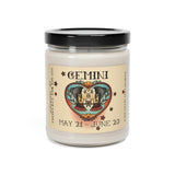 GEMINI Zodiac Scented Soy Candle, 9oz