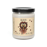 LEO Zodiac Scented Soy Candle, 9oz