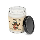 TAURUS Zodiac Scented Soy Candle, 9oz