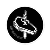 The Grave Cult Logo - Round Sticker