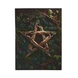 Summer Witch Pentagram Plush Blanket
