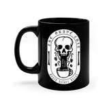 The Grave Cult 'Death Before Decaf' 11oz Black Coffee Mug