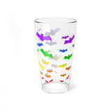 Batty Gay Pride Pint Glass - 16oz - Goth Gay Pride - LGBTQp