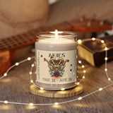 ARIES Zodiac Scented Soy Candle, 9oz