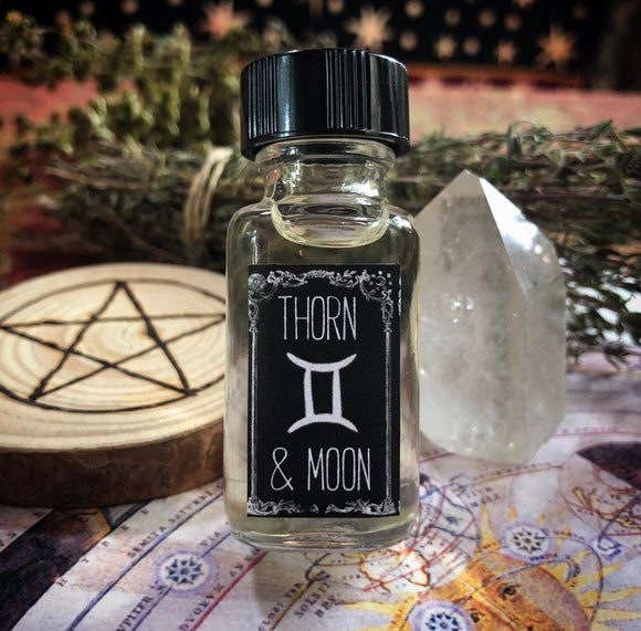 Thorn & Moon Zodiac Oil - Gemini - Pure Essential Oils- Lavender, Bergamot, and Anise