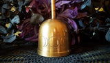 Crescent Moon Brass Altar Bell