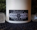 Thorn & Moon Candle - Belladonna - The Poison Garden Collection - Deadly Nightshade - Atropa belladonna - Baneful - Decorative 6" Pillar