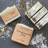 Eucalyptus & Mint Artisan Soap - Willowleaf Botanicals - 4 oz bar