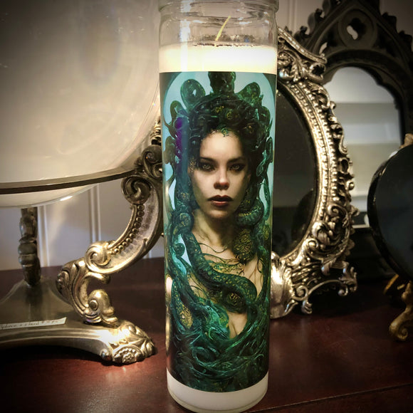Medusa Devotional Candle