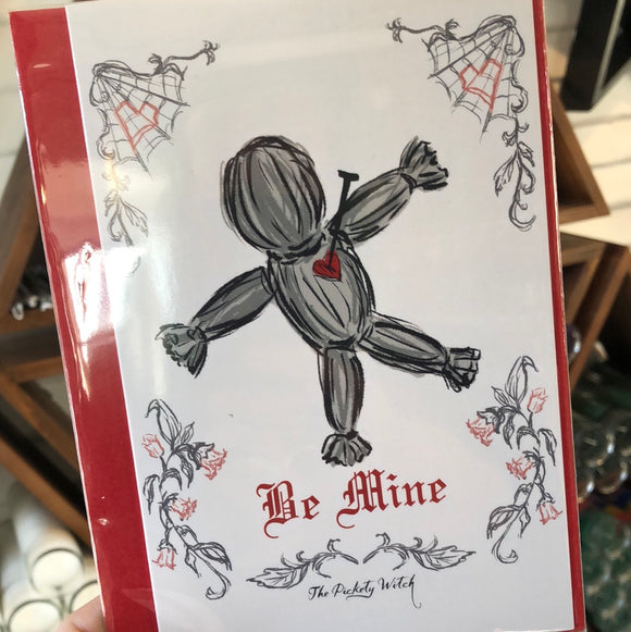 Valentine’s Card - Be Mine - Poppet / Voodoo Doll