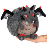 Shadow Dragon Stuffie - Plush Toy - Mini Squishable - Soft
