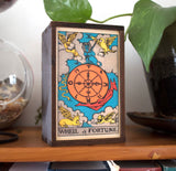 Major Arcana Tarot Card Altar Box - Tarot Deck Box - Birch Wood & Sliding Lid