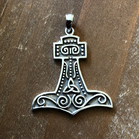 Thor’s Hammer Pendant - Sterling Silver