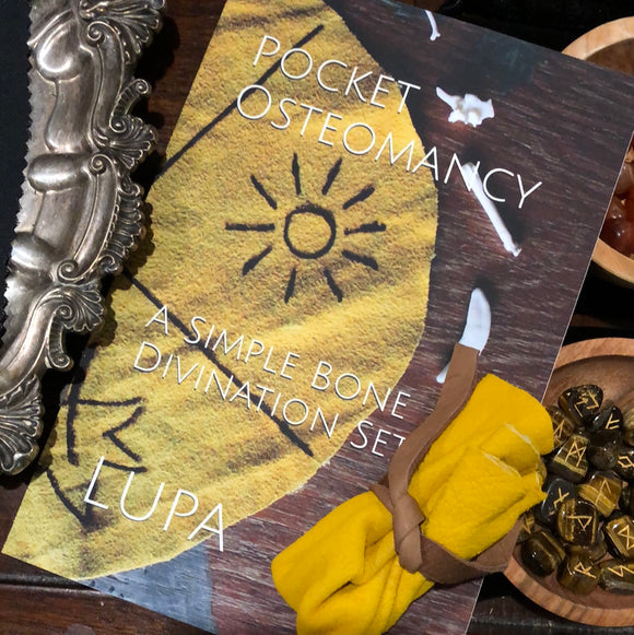 Pocket Osteomancy by Lupa Greenwolf - Divination - Book, Bones, & Casting Cloth