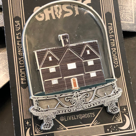 Enamel Pin - Salem Witch House - Lively Ghosts