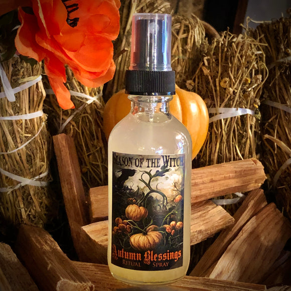 Thorn & Moon - Season of the Witch Spray - Essential Oils - Autumn Blessings
