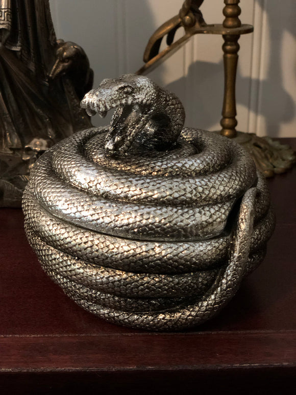 Silver Serpent Trinket Box