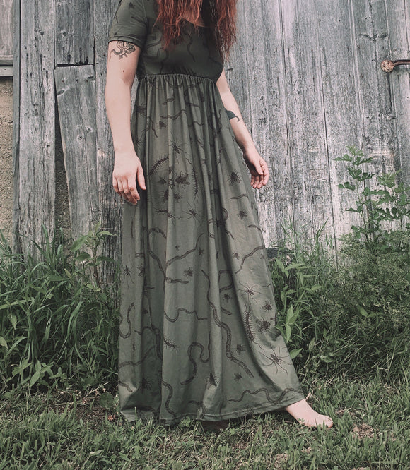 Worms and Squirms Maxi Dress