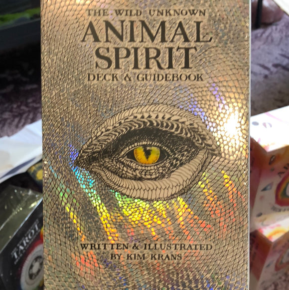The Wild Unknown Animal Spirit Deck and Guidebook by Kim Krans