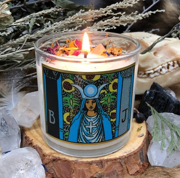 The High Priestess - 6 oz - Tarot Soy Candle