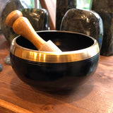 Moon Phases Brass Singing Bowl