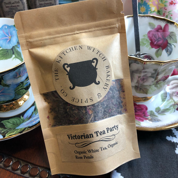 Victorian Tea Party - Organic White Tea and Rose Petals Blend