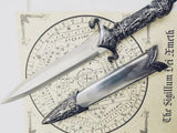 Goddess - Athame - Stainless Dagger & Pewter Sheath - Altar Tool