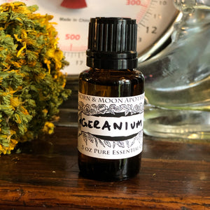 Pure Essential Oil - Geranium - All Organic