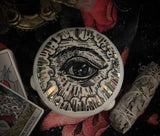 Mystic Eye Ceramic Box - Porcelain - Tarot - Altar - Jewelry Dish