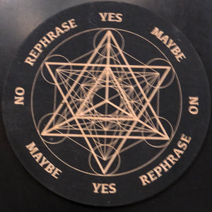 Metatron’s Cube Pendulum Board - Scrying, Dousing, Divination