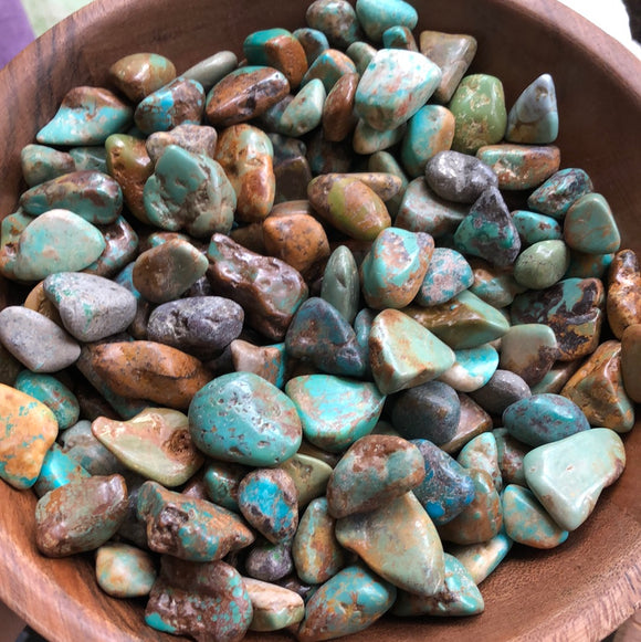 Genuine Mexican Turquoise - Tumble Stone