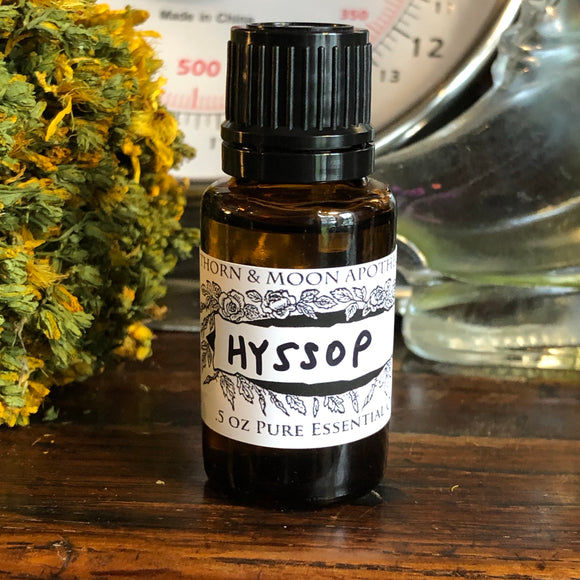 Pure Essential Oil - Hyssop - All Organic