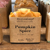 Pumpkin Spice Artisan Soap - Willowleaf Botanicals - 4 oz bar