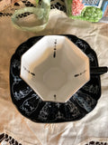 BELLE DE NUIT - Gothic - Dark - Fine China Curiosity Teacup & Saucer Set