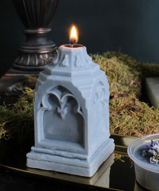 Gravestone Candle - Soy Wax - Musk Scent