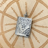 Book of Spells Blessed Be Pendant - Sterling Silver - Poison - Locket