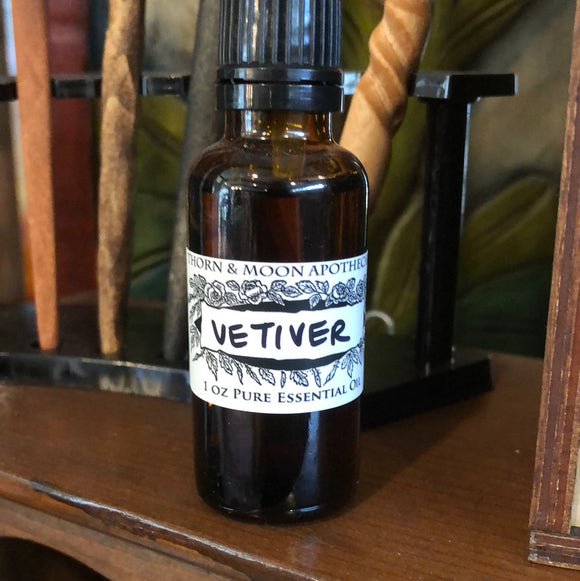 Pure Essential Oil - Vetiver - All Organic