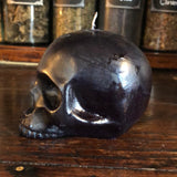 Black Skull Candle - Soy Wax - Vanilla Scent