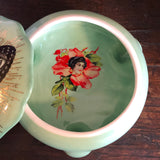 Madame Butterfly Ceramic Box - Porcelain - Tarot - Altar - Jewelry Dish