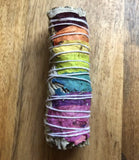 Love Bundle - Cleansing - California White Sage & Rose Petals - Rainbow - Chakra