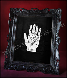 Palmistry Hand - Witchy Vinyl Decal - 6”