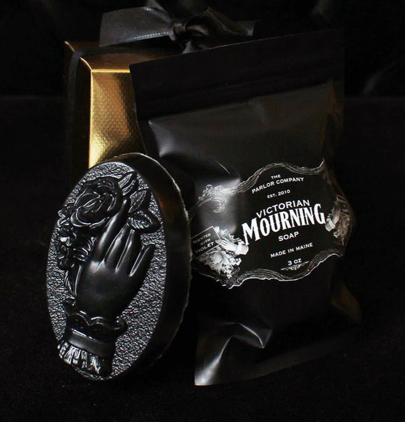 Victorian Mourning 3 oz Scented Black Soap by The Parlor Co.
